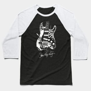 Stevie Ray Vaughan Number One Guitar Baseball T-Shirt